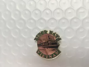 US ARMY/US NAVY VIETNAM RIVER RATS HAT PIN MEASURES 1 INCH (EE P14923) - Picture 1 of 1