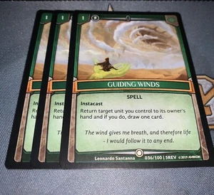 Argent Saga Singles - Guiding Winds x3 - Revelations - (036/100) - Playset - Picture 1 of 1
