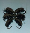 6 x Floating Beetle Flies Size 12 ( Andys Homemade Flies )