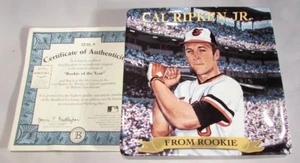 JUEGO DE 3 PLACAS CAL RIPKEN JR DE NOVATO A LEYENDA DE BRADFORD EXCHANGE - NUEVO - Imagen 1 de 3