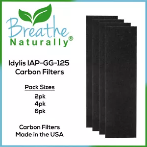 Breathe Naturally Replacement Carbon Filters for Idylis IAP-GG-125 Air Purifiers - Picture 1 of 6