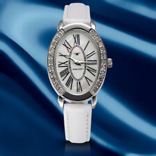 New Tavan Genuine Mother of Pearl Watch All White - Genuine Leather Strap