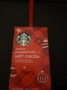 starbucks peppermint hot Cocoa Mix 1 oz Red BB 11/30/23 Limited - Picture 1 of 2