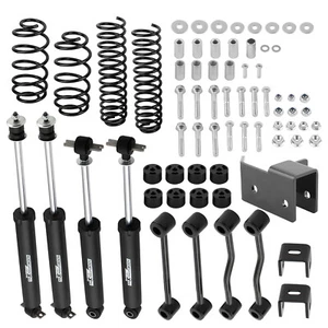 3.25in Suspension Lift Kit w/ Shock For Jeep Wrangler TJ 1997-2002 4-CYL - Picture 1 of 12