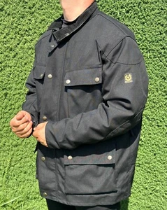 Valtherm Insulated Knit Belstaff Biker Professional Rider Double Jacket Size XL - Picture 1 of 22