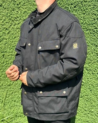 Valtherm Insulated Knit Belstaff Biker Professional Rider Double Jacket Size XL - Image 1 of 4