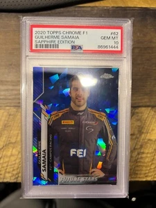 2020 Topps Sapphire Formula 1 F1 Guilherme Samaia #62 PSA 10 - Picture 1 of 1
