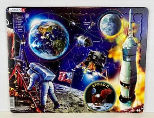 Larsen Apollo 11 Moon Landing Kids Frame Tray Jigsaw Puzzle Neil Armstrong 50pce - Picture 1 of 7
