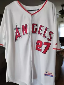 Los Angeles Anaheim Angels MLB Mike Trout Jersey, Men's Size 52 Majestic - Sewn - Picture 1 of 12