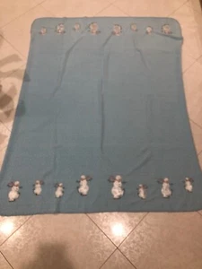 Martha Stewart Snowman Blanket, 45x57” - Picture 1 of 4