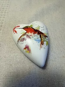 Art Heart Keepers By Demdaco Metal Hummingbird Trinket Box * - Picture 1 of 8