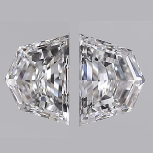 0.30 CT each 5 mm Lab Grown Diamond Pair For Side Stone Engagement Ring - Picture 1 of 5