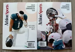 2025 EAGLES ATHLON SPECIAL EDITION Philadelphia CHAMPS SUPER BOWL Both Covers - Picture 1 of 4