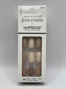 Uñas de manicura prensadas edición limitada Kiss Jess Conte X Impress, Jessie 85880 - Imagen 1 de 1