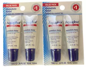 Lot of 2 Aquaphor Lip Repair Immediate Relief, 0.35 FL OZ - Picture 1 of 1