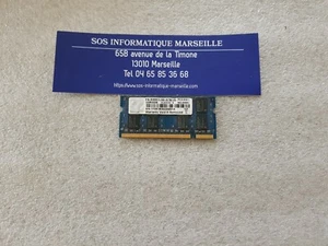 Barrette Mémoire G.SKILL FA-5300CL5S-2GBBSQ PC2-5300 DDRII2GB CL5-5-5-15 SO-DIMM - Bild 1 von 3