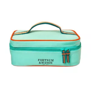 Fortnum & Mason Picnic Insulated Cooler Lunch Sandwiches Bag Eau De Nil - Picture 1 of 8