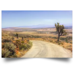 Póster satinado "Desert Road" - Imagen 1 de 2