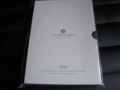 2023 Great Britain UK Royal Mint Complete Commemorative Coin Set - King Charles Cover