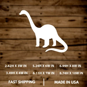 Brachiosaurus|Jurassic|Dinosaur|Vinyl Sticker|Decal for Window|Laptop|Car|Tablet - Picture 1 of 8