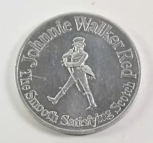 1973 Green Bay Packers Schedule Johnnie Walker Metal Coin Medallion - Picture 1 of 2