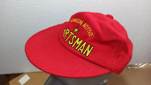 Vintage Red Made in Japan Tokyo Red Baseball Cap Size L Sportman Visor Hat