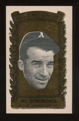 1963 Bazooka All-Time Greats Baseball #22 Al Simmons NM/MT *d2 - Image 1 of 2