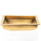 Metal Square Incense Holder Buddhist Plate for Worship