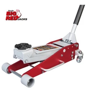 Aluminium Lightweight Jack 3 Tonne Low Profile 3000kg Torin Big Red Trolley - Picture 1 of 4