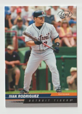 Leaf Baseball #73 2005 Iván Rodríguez - Tigres de Detroit Foto 1 de 2