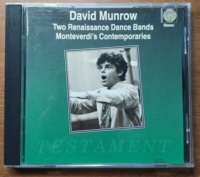 DAVID MUNROW Two Renaissance Dance Bands - Monteverdi's Contemporaries CD NrMt - Image 1 of 4