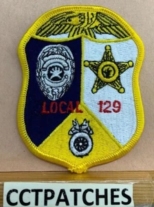 MICHIGAN TEAMSTERS LAW ENFORCEMENT LOCAL 129 POLICE PATCH MI - Picture 1 of 2