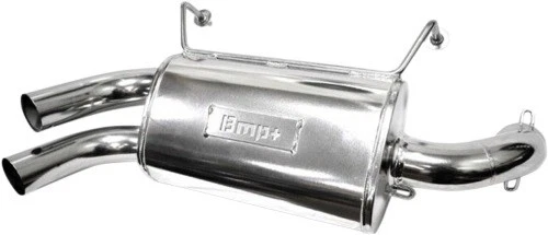 BikeMan Performance Double Barrel 2-Into-1 Full System - Ceramic Chrome 08-310-C - Imagem 1 de 3