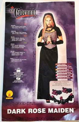 Costume Halloween Fanciulla Rosa Scura per Tg 12 Rubie's Nuova Strega Gotica - Immagine 1 di 4