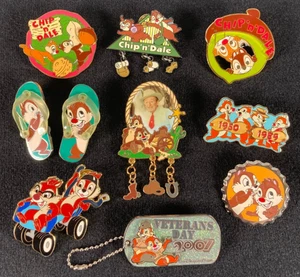 Disney 2000-2009 Chip & Dale Limited Edition Pins Lot; of 250, 1000, 1500 etc. - Picture 1 of 16