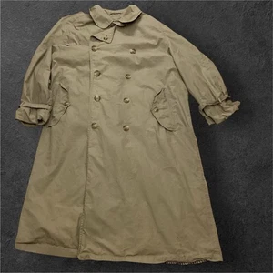 Austin Reed Trench Coat Men's UK 42R Tan Cotton Blend Made in England - Picture 1 of 10