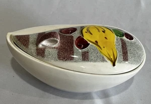 Mid Century Lidded Geometric Bowl - Picture 1 of 6