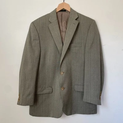 Lauren Ralph Lauren Mens Herringbone Blazer Size 42R Preppy Office Academia - Image 1 of 4