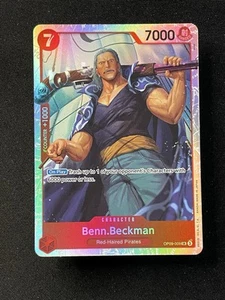 OP09-009 Ben Beckman SR - One Piece Card Game TCG EMPERORS IN THE NEW WORLD ENG - Picture 1 of 2