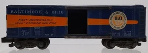American Flyer 980 Vintage S Gauge Baltimore & Ohio Boxcar #980 - Bild 1 von 8