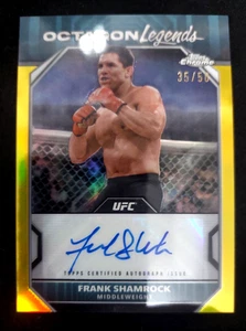 2024 Topps Chrome UFC Frank Shamrock Octagon Legends Gold Auto 35/50 - Picture 1 of 2