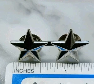 Two Star Military Rank Badge - Picture 1 of 4