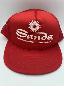 De colección Sands Hotel & Casino Camionero Malla Snapback Sombrero Las Vegas Snap Back - Imagen 1 de 8