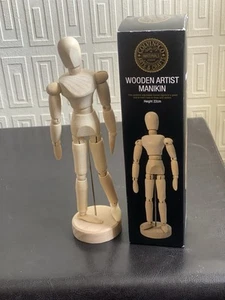Wooden Artist Manikin New. 22cm - Picture 1 of 3