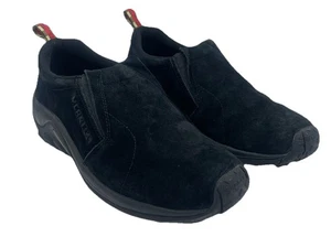 Merrell Herren US 9,5 schwarz Wildleder Dschungel Attrappe Slipper Schuhe-Top Zustand - Bild 1 von 7