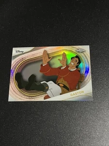 2025 Topps Chrome Disney Gaston REFRACTOR #127 Beauty and the Beast - Picture 1 of 1