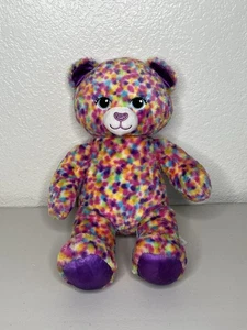 Build-A-Bear Workshop Plush Teddy 15.5” Rainbow Fur Stuffed Animal Toy BABW 2017 - Bild 1 von 12