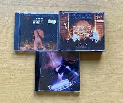 Neil Young & Crazy Horse CDs - Live Rust, Weld, NY Unplugged Albums - Image 1 of 4