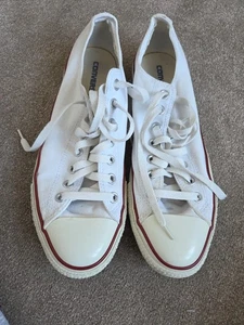 Converse Weiß All Star Herren Sneaker Schuh Größe 10,5 Eur 44,5 - Bild 1 von 9