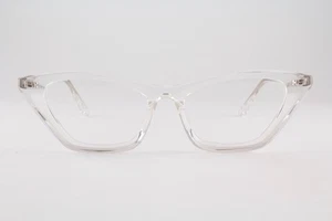 Very Rare Authentic Theo Mille+89 2 52mm Crystal Cat Eye Frame Glasses Belgium - Picture 1 of 5